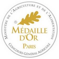 Goldmedaille für das Olivenöl - Medaille D'Or von Concours Géneral Agricole Ministre de l'Agricultur et de alimentation (Ministerium für Landwirtschaft und Lebensmittel)