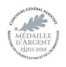 Silbermedaille für das Olivenöl - Medaille D'Argent von Concours Géneral Agricole Ministre de l'Agricultur et de alimentation (Ministerium für Landwirtschaft und Lebensmittel)