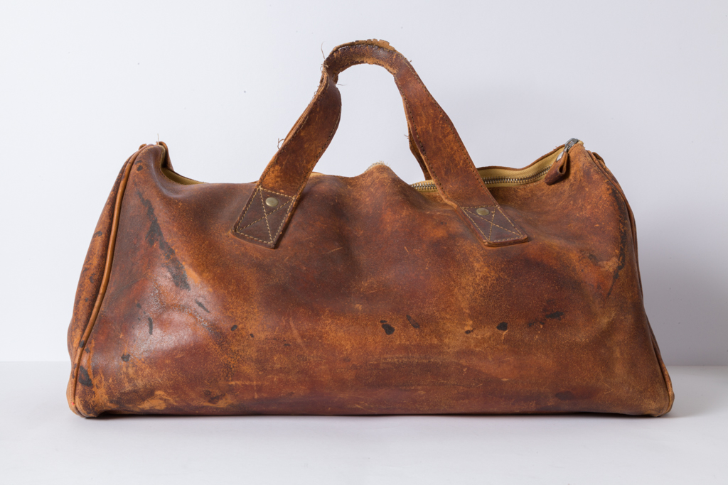 Vintage Retro Travel bag in genuine leather