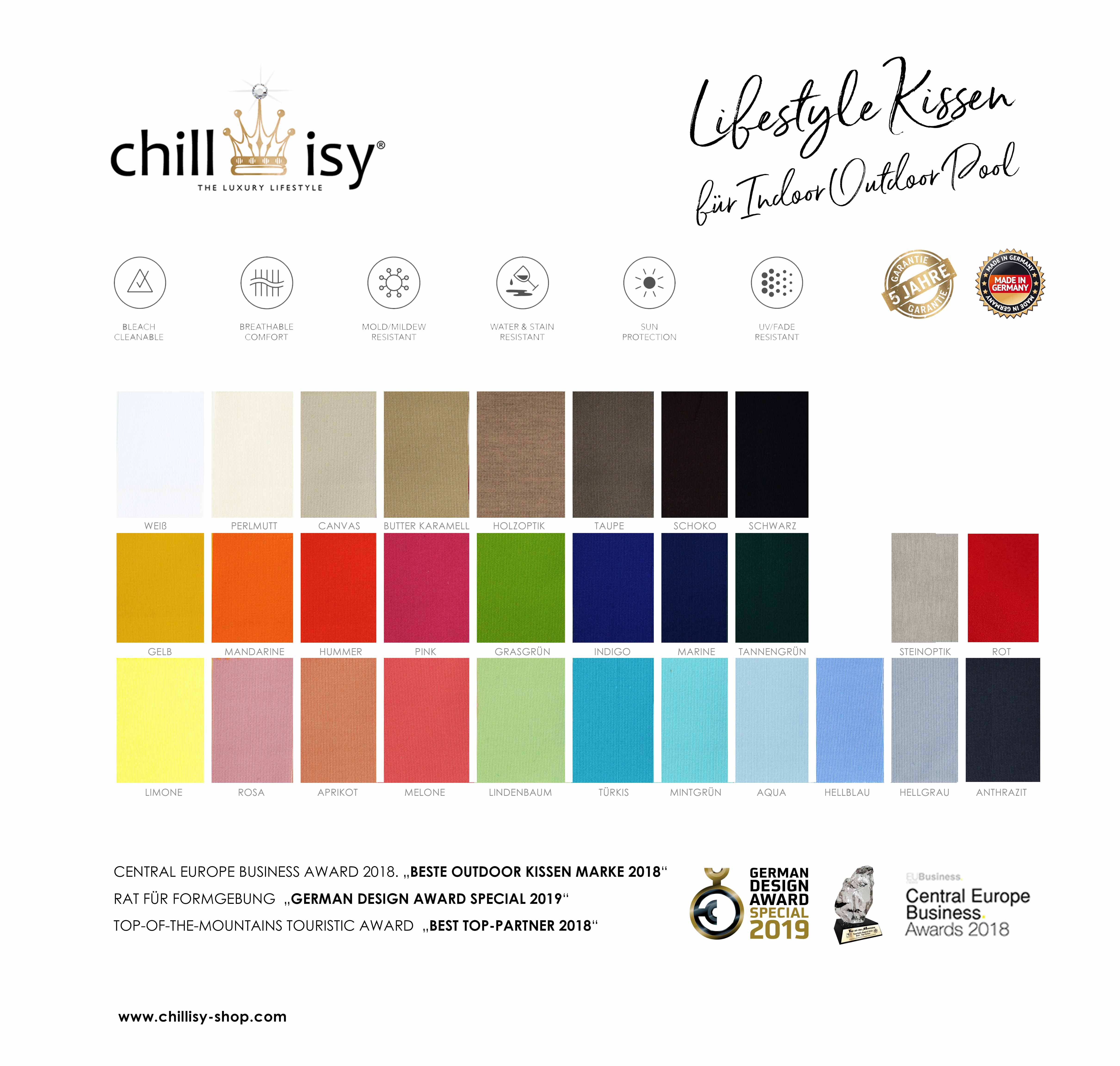 Pool Sitzsack Ibiza Farbauswahl | Outdoor Kissen Shop chillisy