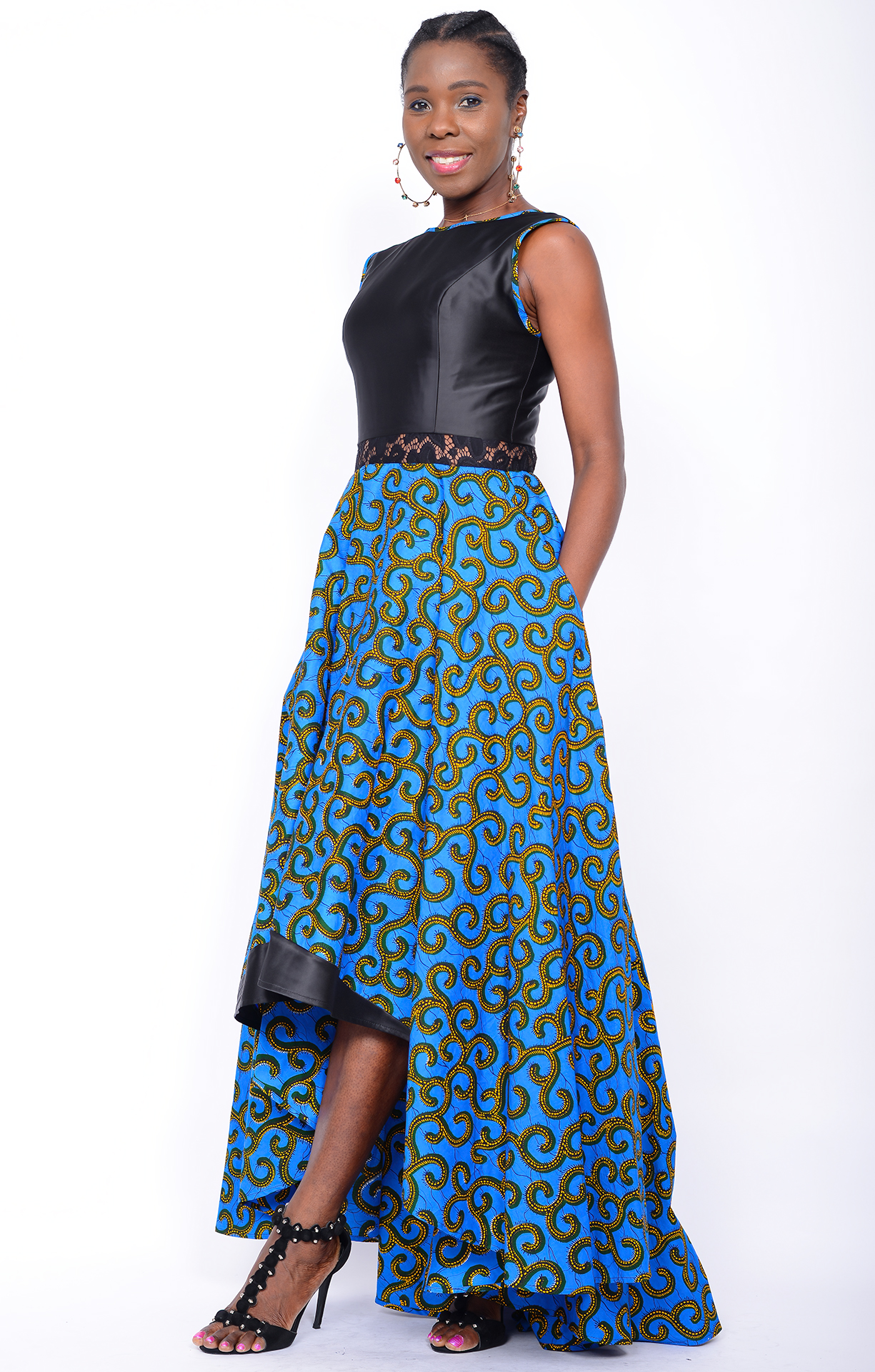 Afri Mode - Euge-W Kollektion 2023 -  November -  das afrikanische Kleid Anabell