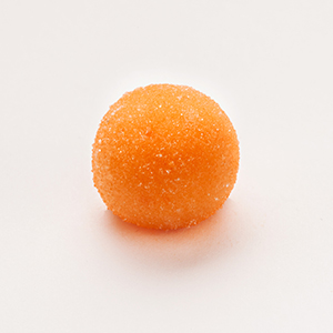 Orangenmarzipankugel