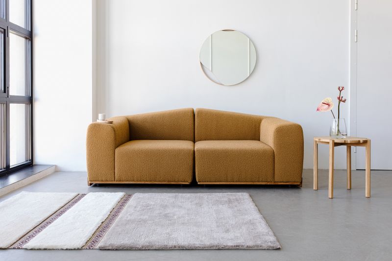 2er-Couch skandinavisch für Wohnzimmer