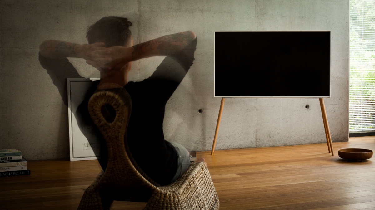 Fernsehständer aus Holz skandinavisches Design