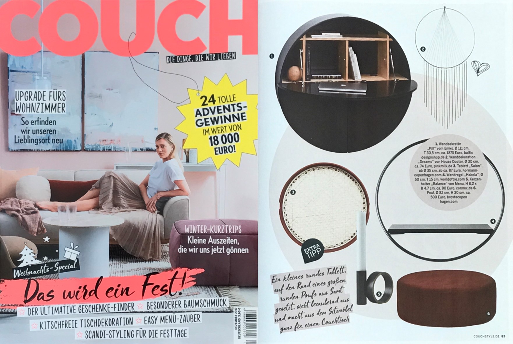 Couch Magazin über Baltic Design Shop