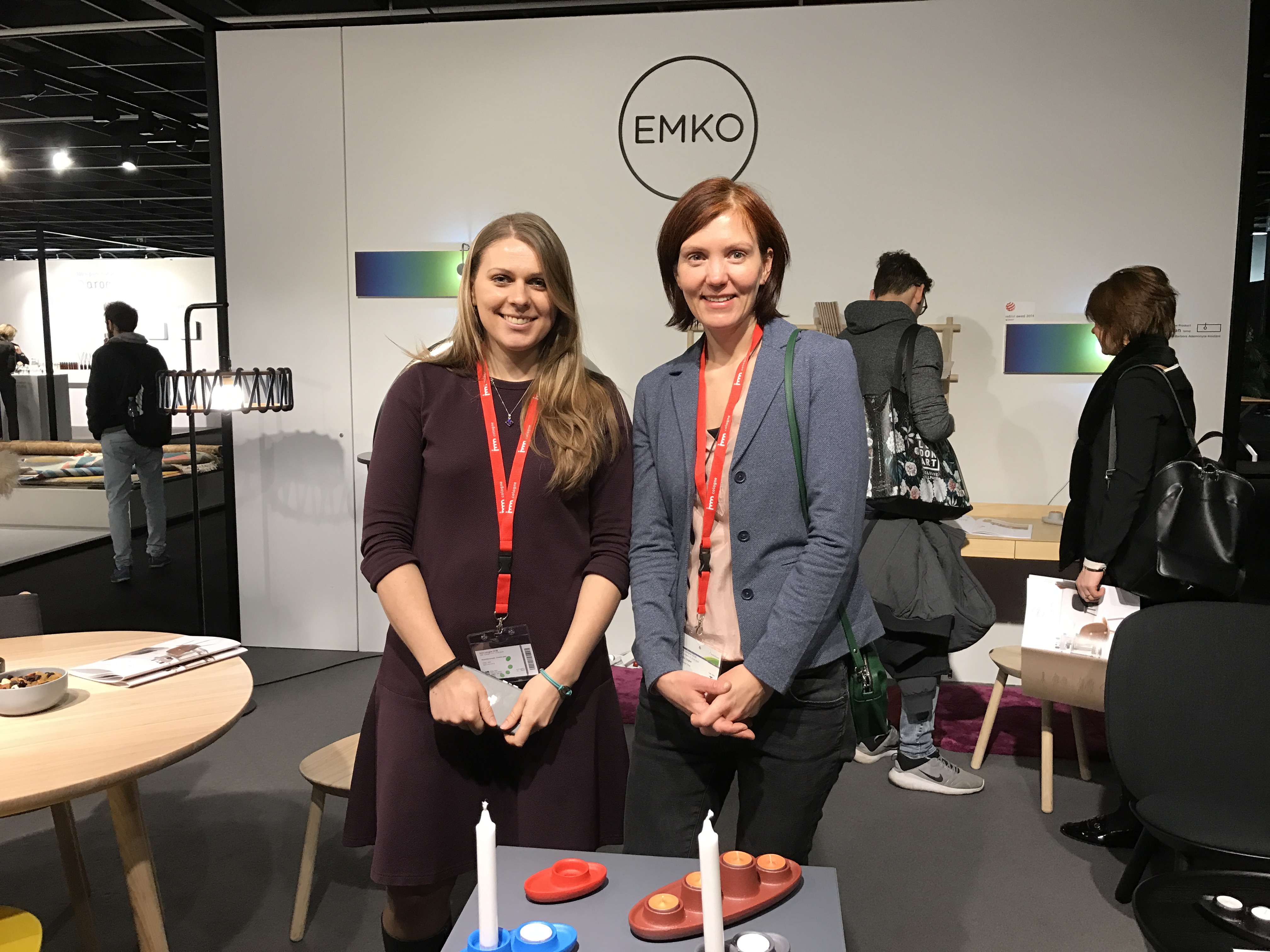 Brigitta Ziegler & Inga Markovska von EMKO auf imm Cologne 2018