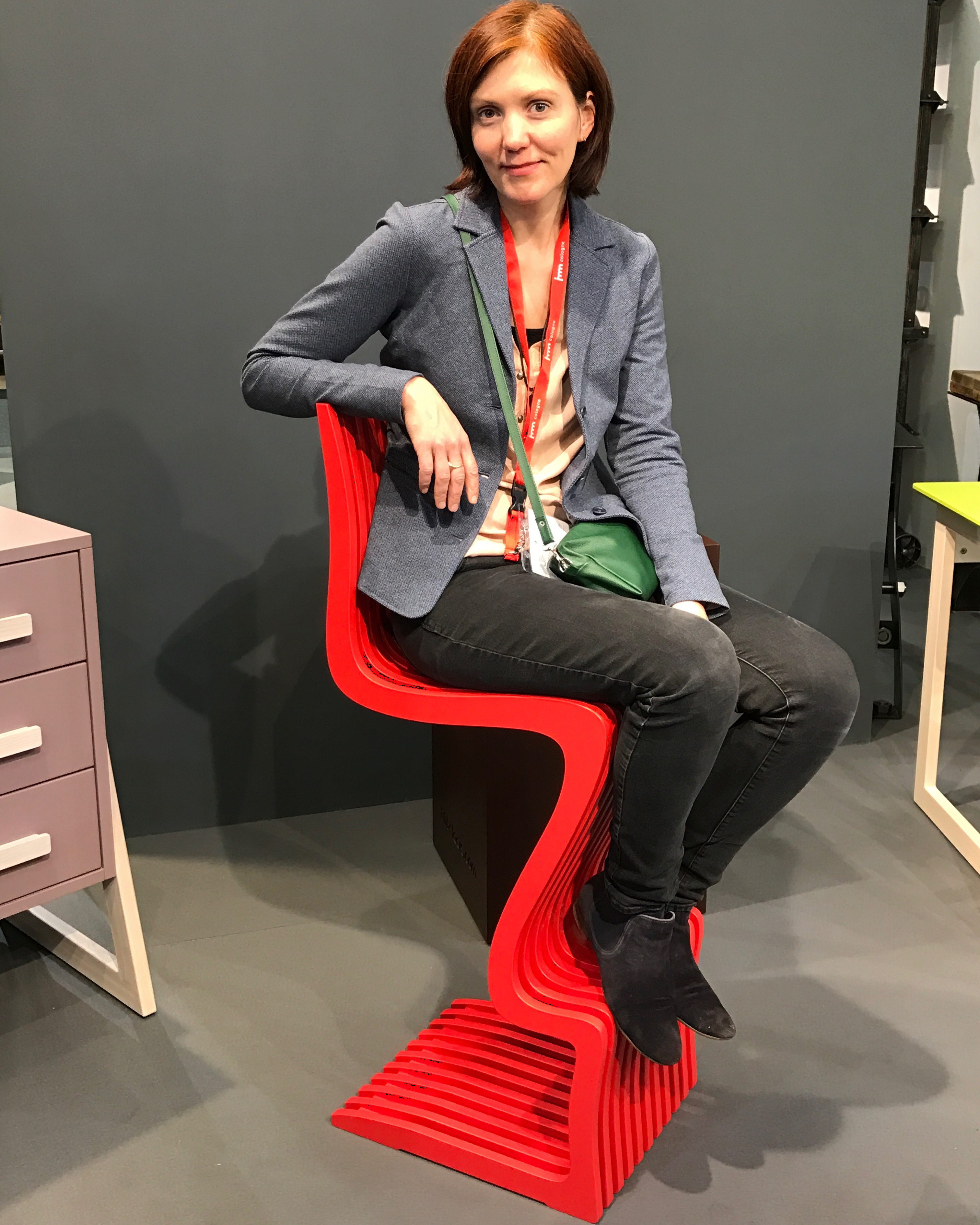 Brigitta Ziegler auf der Möbelmesse imm Cologne 2018