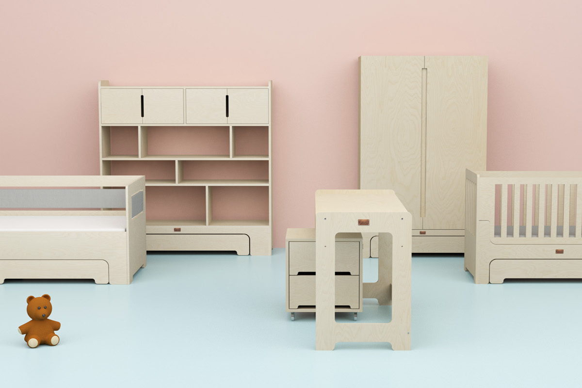Kinderzimmer Möbel skandinavisches Design