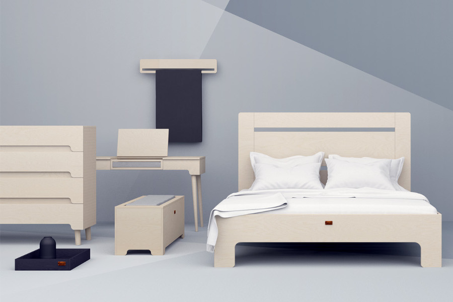 Kaissu Schlafzimmer-Möbel minimalistisches Design