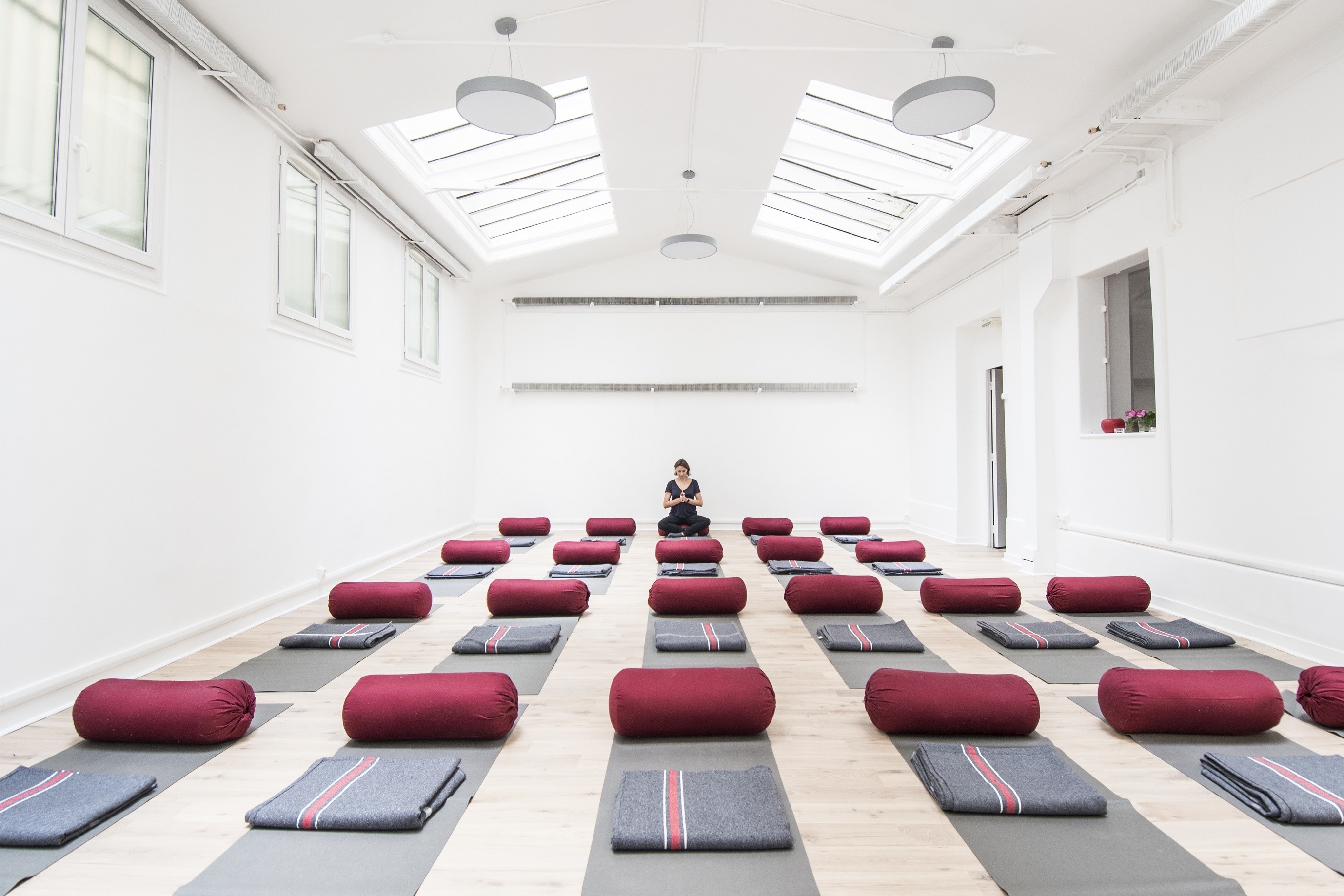 Yoga Bolster im Atma Yoga Studio Paris