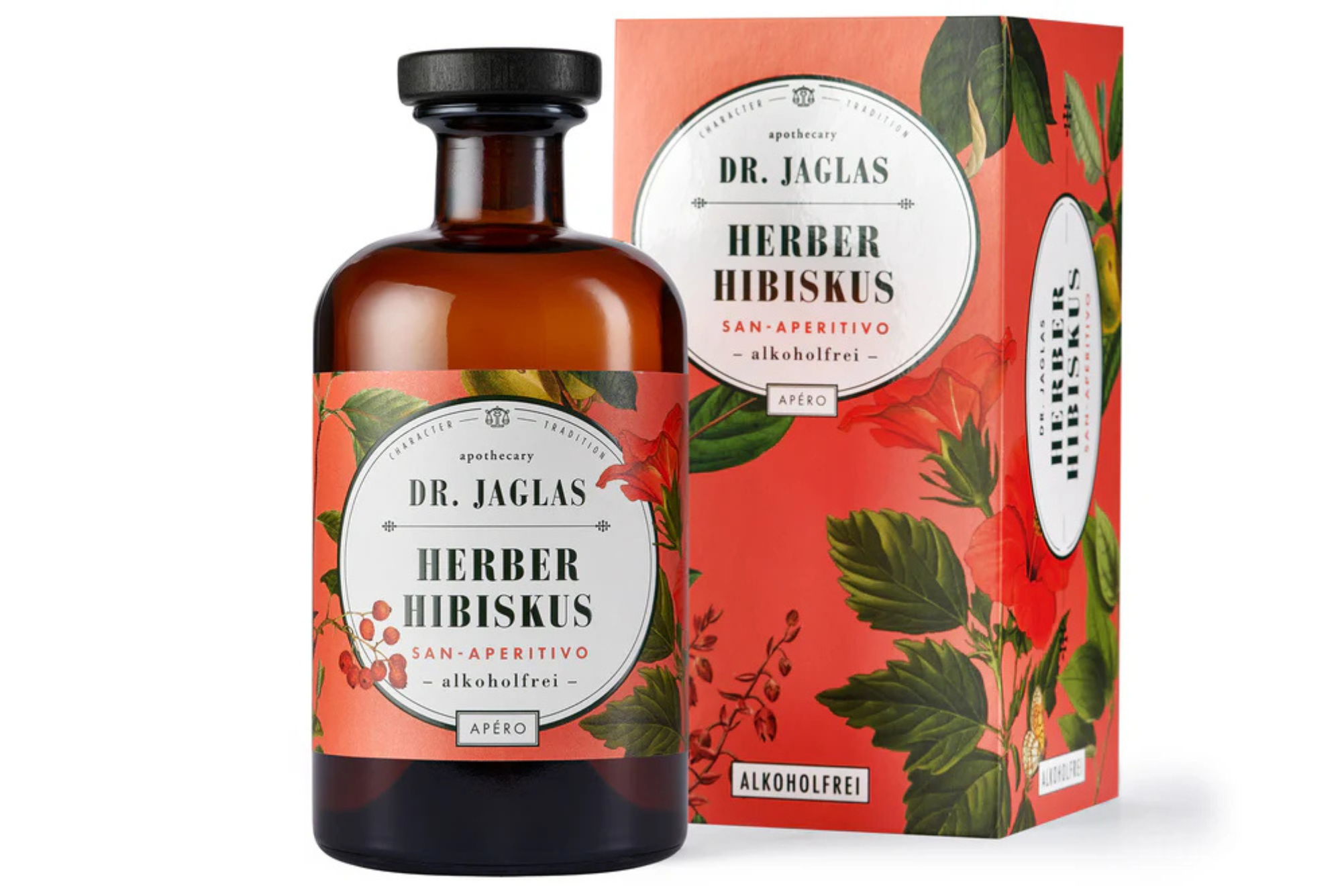 Trendige Cocktails als Firmengeschenk - alkoholfreier Aperitif Herber Hibiskus
