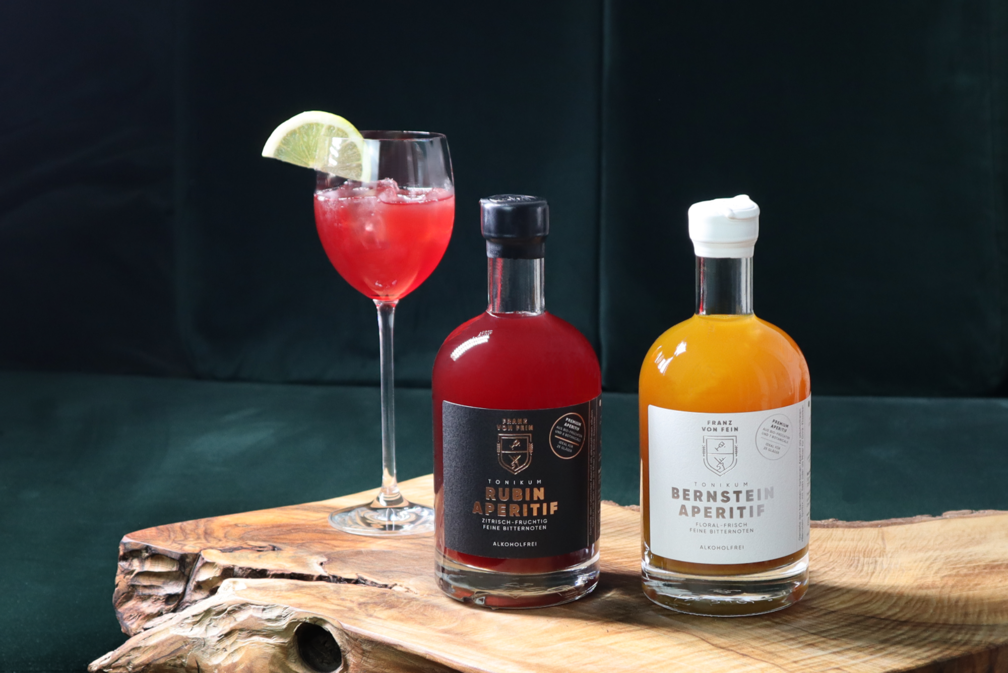 Trendige Cocktails als Firmengeschenk - alkoholfreier Aperitif Rubin & Bernstein
