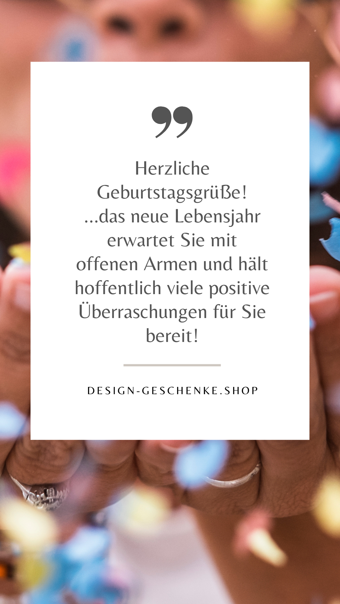 Geschäftliche Geburtstagsgrüße für Kunden und Kollegen