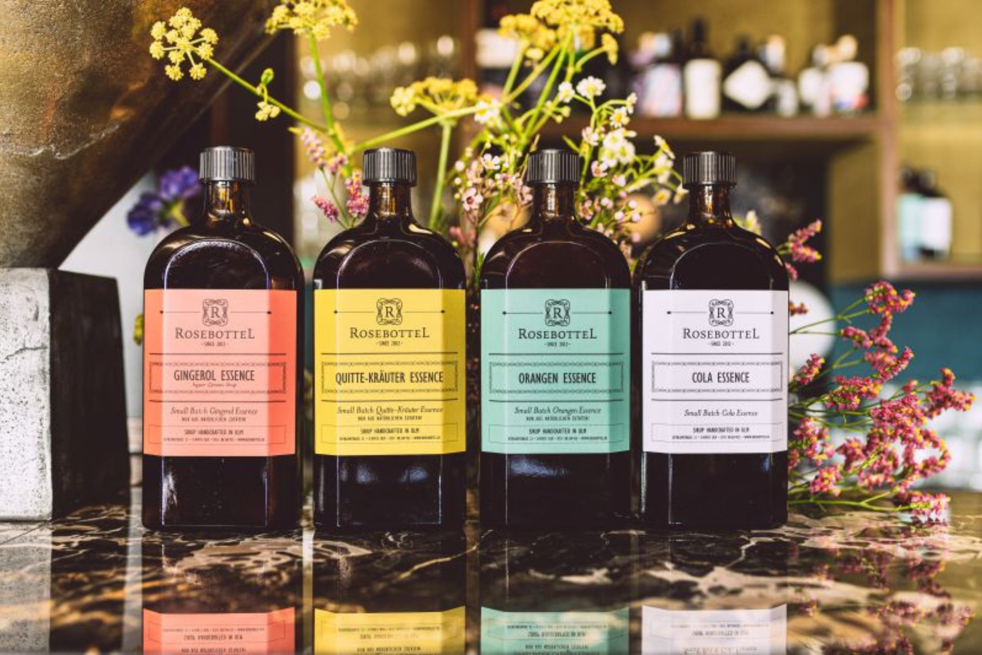 Trendige Cocktails als Firmengeschenk - Limonadenessencen für Cocktailmischungen