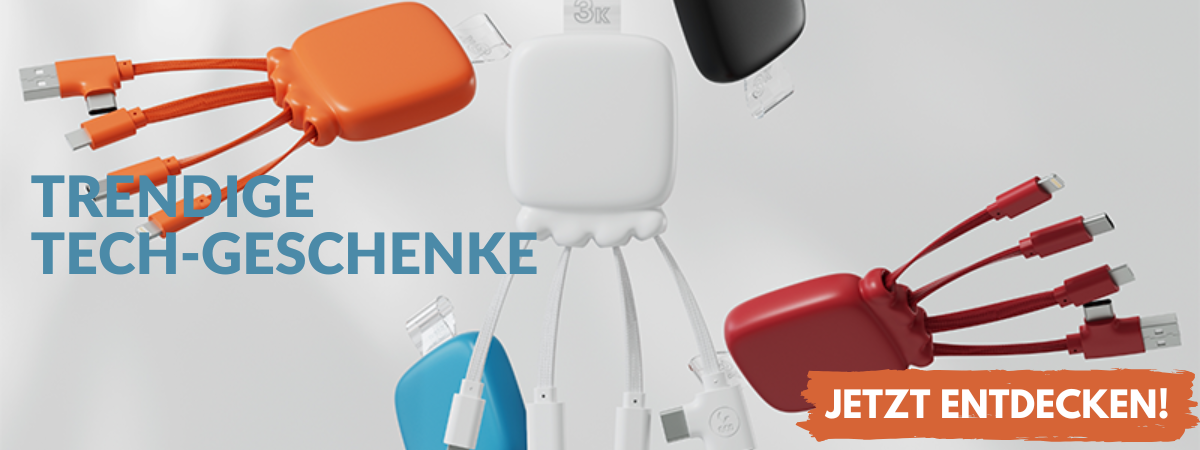 Innovative & trendige Tech-Geschenke für Kunden & Mitarbeiter
