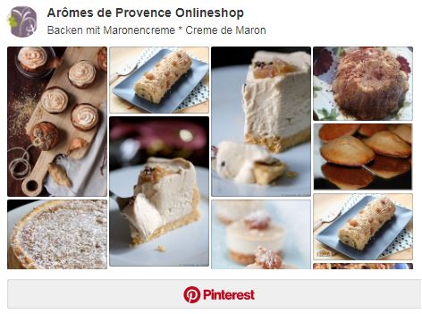 Hol dir Ideen zum Backen mit Maronencreme aus der Provence