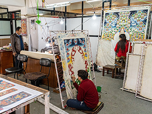 Karsang Lama Werkstatt in Kathmandu, Nepal