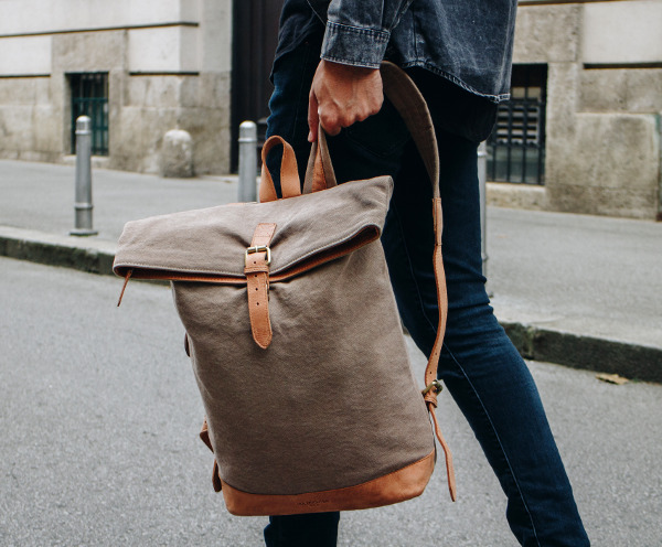 Rolltop Backpack Canvas