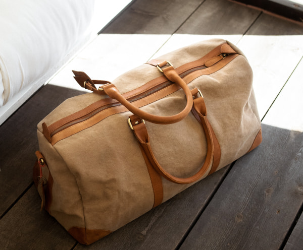 Weekender Leather and Canvas