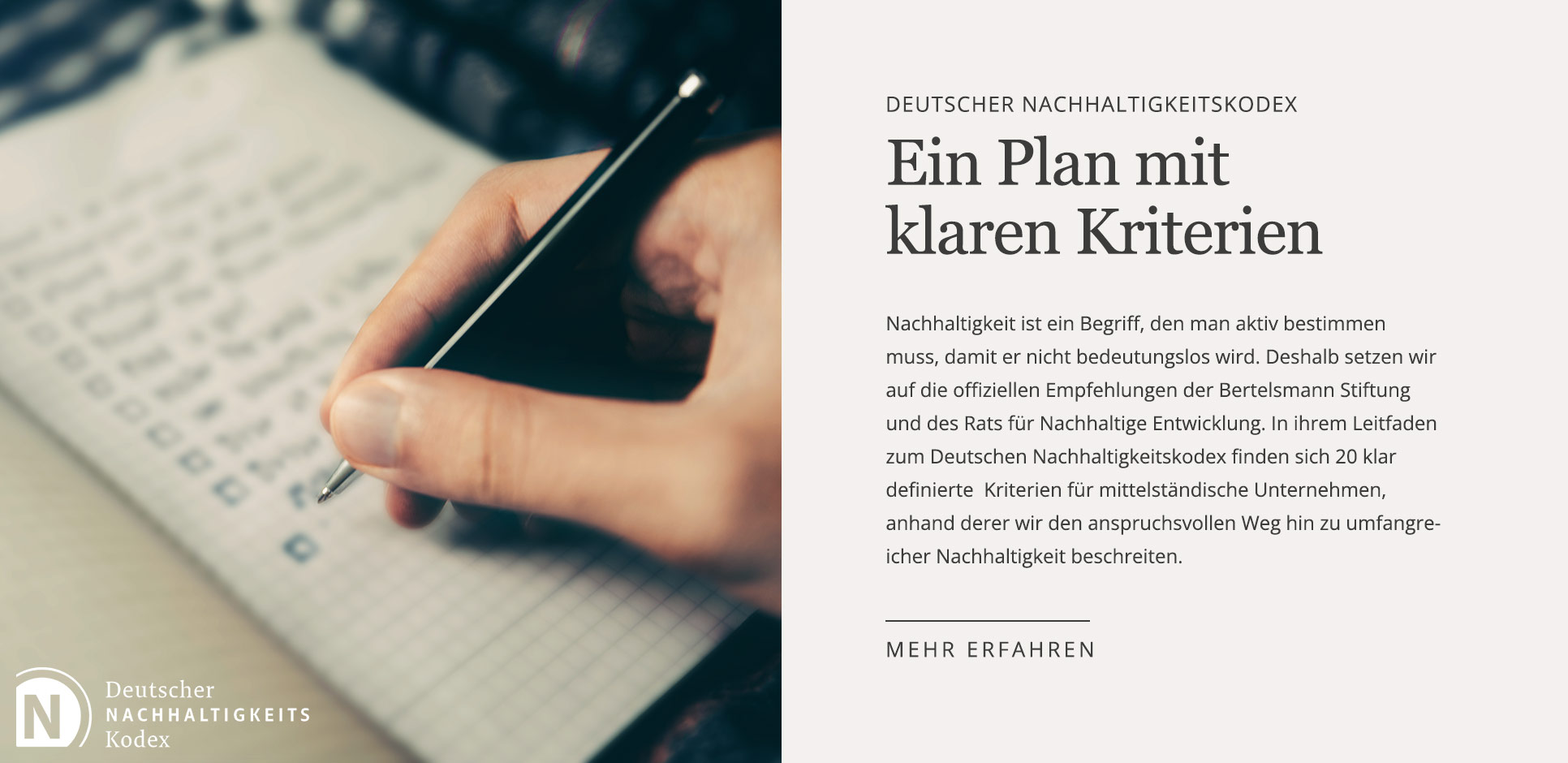 DNK Leitfaden Nachhaltigkeit