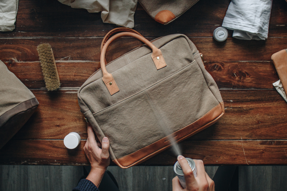 Cavas Tasche aus Baumwolle pflegen