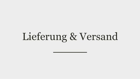 Lieferung & Versand