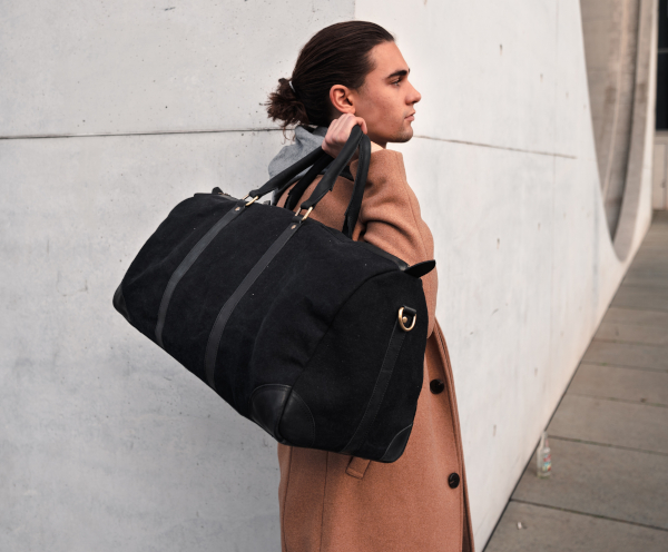 Weekender Canvas Leder