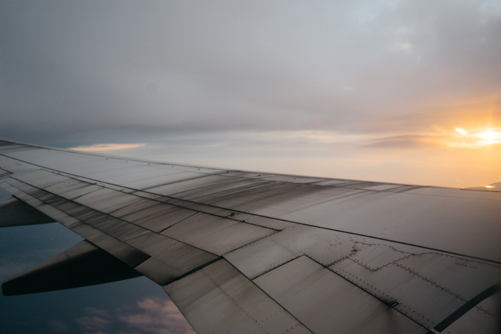 Flugzeugaussicht