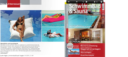 Die Pool Sitzsäcke von chillisy im Magazin SCHWIMMBAD+SAUNA