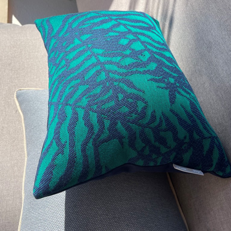 Sunbrella Kissen Petrol Blau