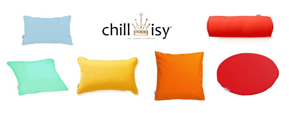 Kissen in allen Farben, Formen und Größen für Indoor und Outdoor von chillisy.