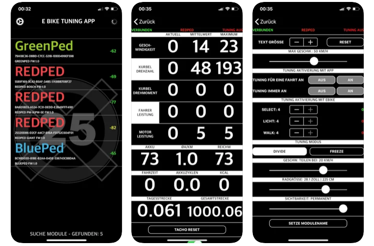 RedPed - E-Bike Tuning App