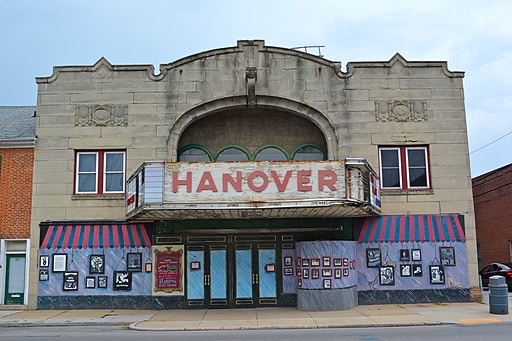 Theater in Hanover, Pennsylvania, USA. Foto: Smallbones via Wikimedia Commons