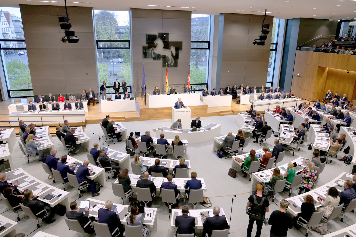 Plenumssitzung des Niedersächsischen Landtages