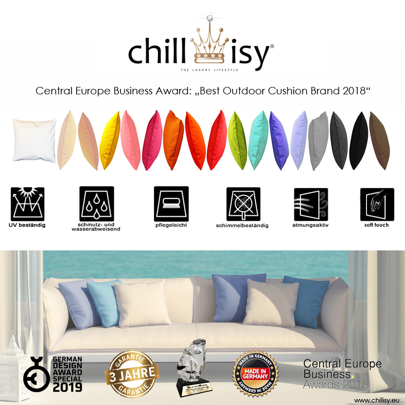 Best Outdoor Cushion Brand 2018: chillisy®
