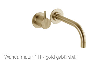 Vola 111 Wandarmatur gold