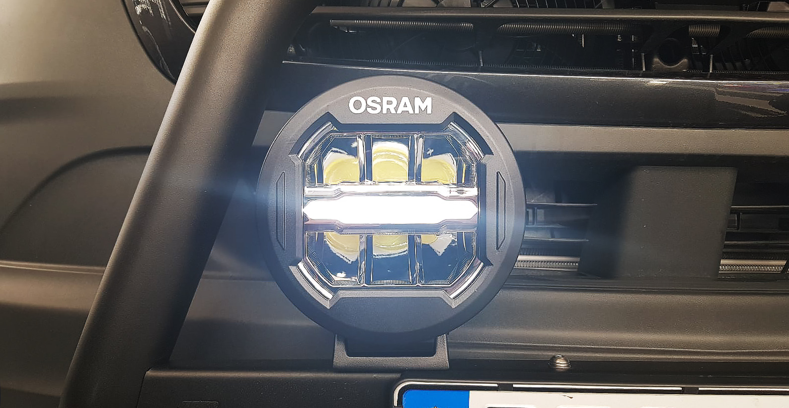 OSRAM MX180-CB LED Zusatzfernscheinwerfer rund 180mm mit ECE